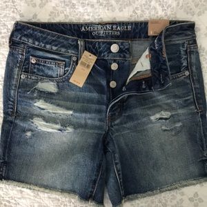 American Eagle distressed cutoff jean shorts